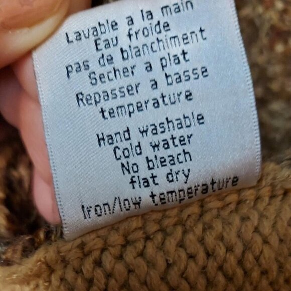 Fairygrunge Asymmetric Sweater Size Medium Mixed Knit Whimsigoth Y2K - Picture 13 of 14